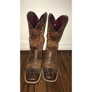 Brown Ariat boots